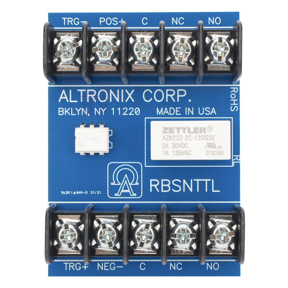 Relé Ultrasensible / Trigger 3-24VDC / Contactos DPDT 1A/120VAC o 2A/28VDC / Operación 12-24VDC / Para Sirenas y Paneles de Alarma