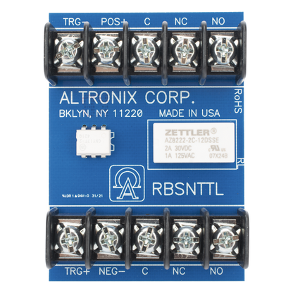 Relé Ultrasensible / Trigger 3-24VDC / Contactos DPDT 1A/120VAC o 2A/28VDC / Operación 12-24VDC / Para Sirenas y Paneles de Alarma