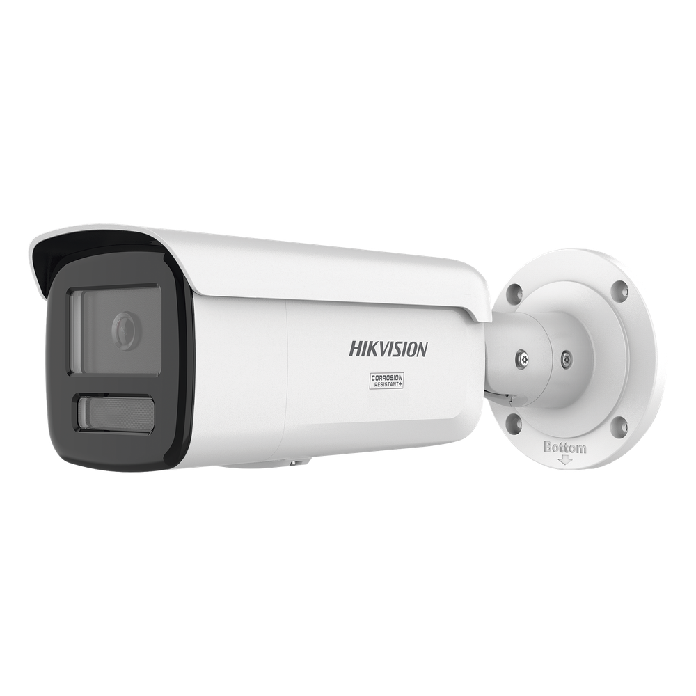 [Dual Light + ColorVu 3.0 + HikAI] Bala IP 8 Megapixel / Lente 4 mm / 60 mts IR + Luz Blanca / Exterior IP67 / WDR 130 dB / ACUSENSE 3.0 / Metal