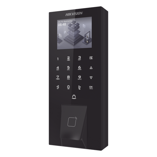 Terminal de Control de Acceso Biométrico / Huella Digital + Tarjeta M1 + PIN + Bluetooth / 5,000 Huellas y 150,000 Eventos / Pantalla LCD Táctil 2.4