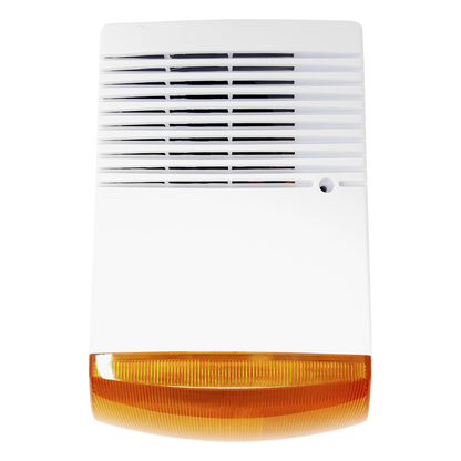 Sirena Estrobo para Exterior / 120 dB / IP65 / Luz Intermitente / Anti-Sabotaje