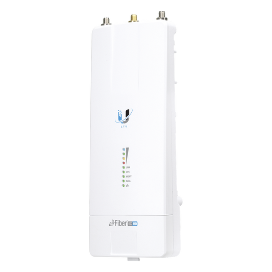 Airfiber Radio Backhaul conectorizado de alta capacidad, con tecnología LTU airFiber hasta 1 Gbps, 5 GHz (4.8 - 6.2 GHz), No hay compatibilidad con