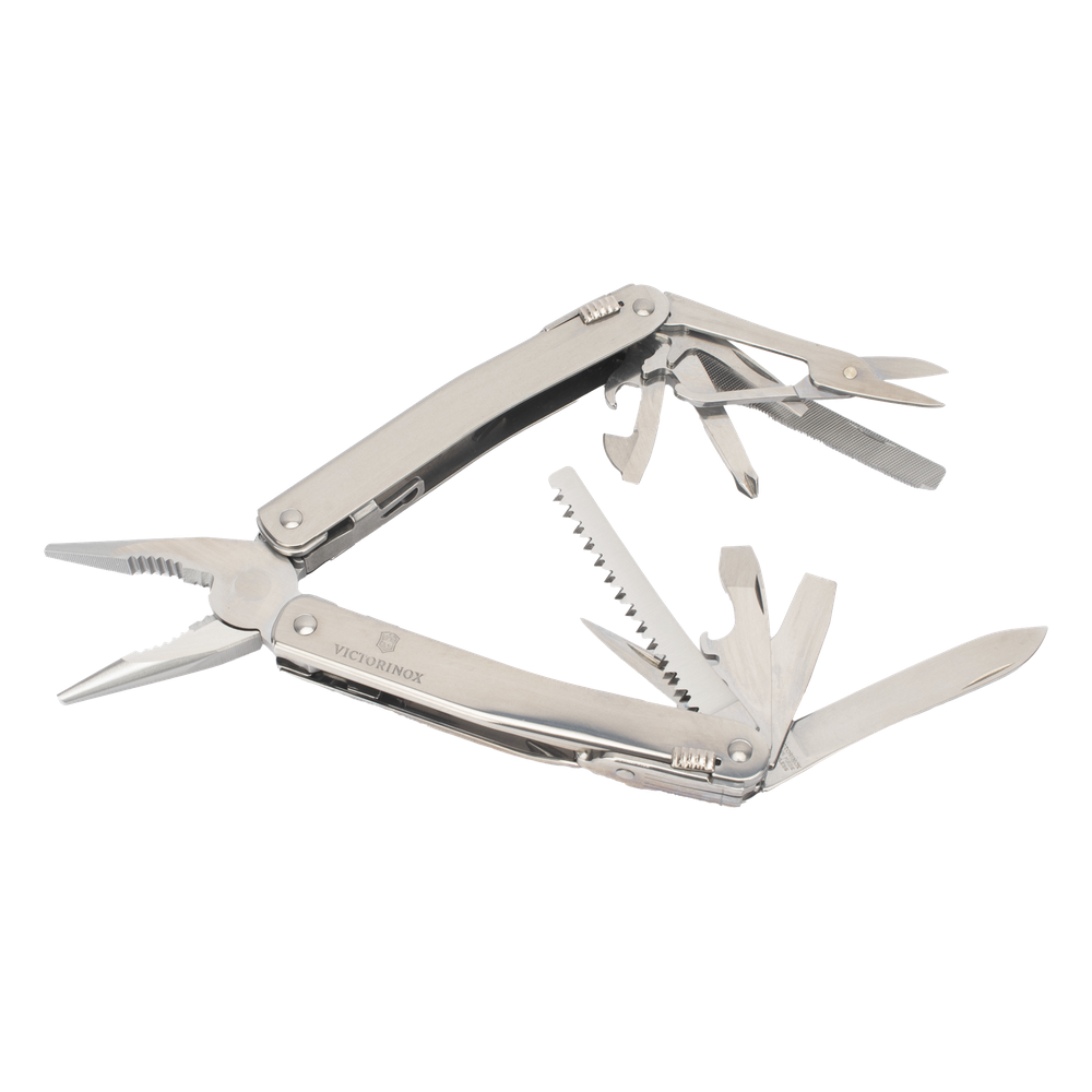Navaja Victorinox Multiherramienta Spirit X con 24 Funciones, Incluye Funda de Piel