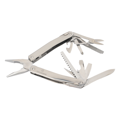 Navaja Victorinox Multiherramienta Spirit X con 24 Funciones, Incluye Funda de Piel