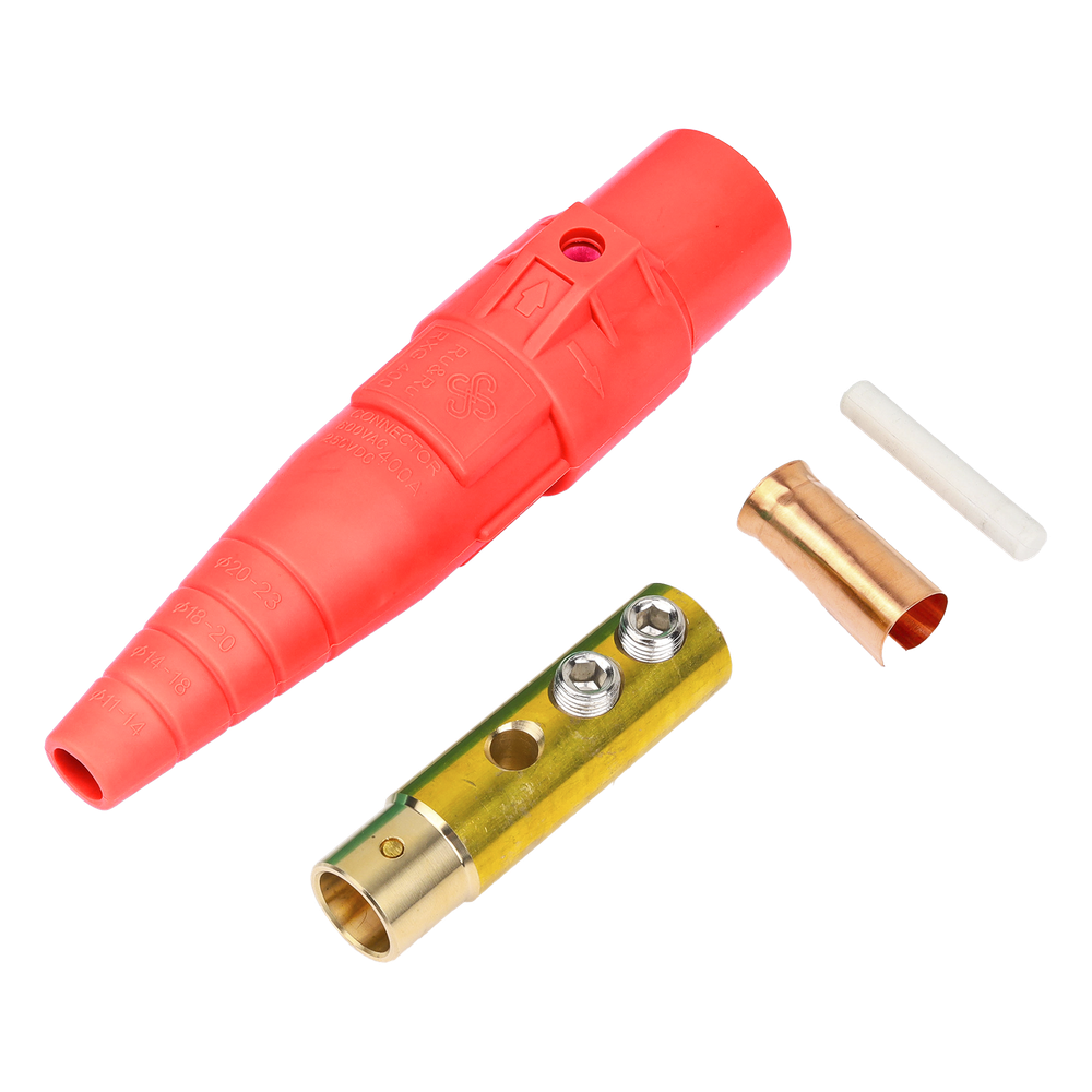 Conector camlock 400 AMPERES HEMBRA COLOR ROJO