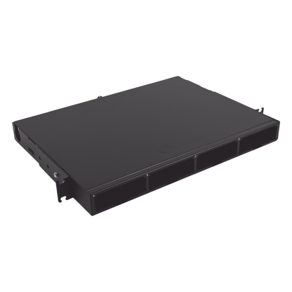 Distribuidor de Fibra Óptica de Alta Densidad LigthVerse *Core* Para Rack de 19 Pulgadas, Acepta 4 Placas Plug and Play, Hasta 96 Fibras, 1 UR