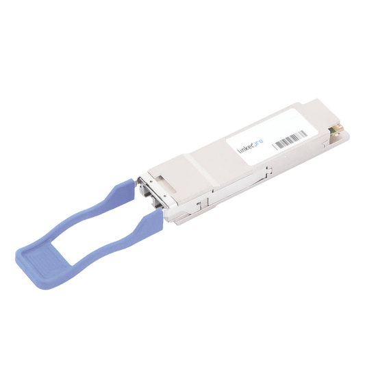 Transceptor Óptico QSFP28 (Mini-Gbic) / Monomodo 1310 nm / 100 Gbps / 100GBASE-LR4 / Conectores LC/UPC Dúplex / DDM / Hasta 60 km