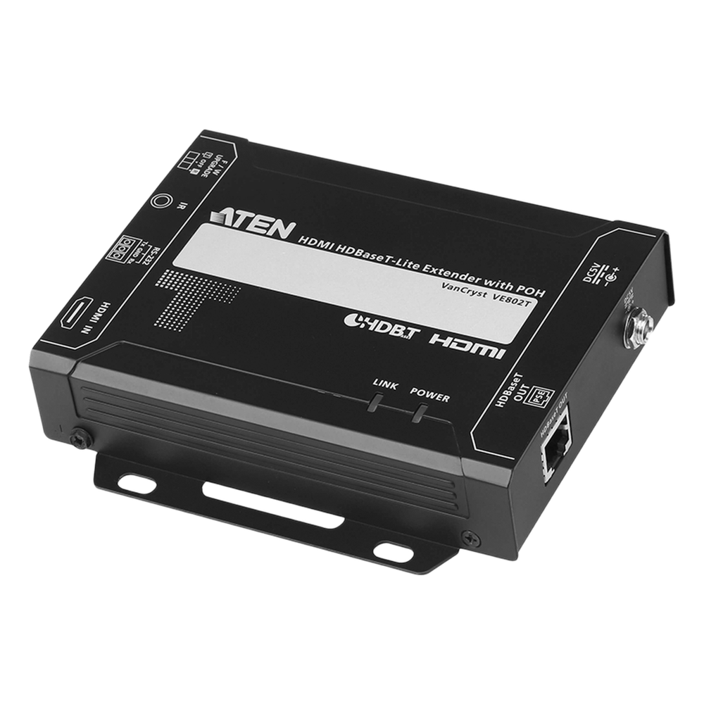Transmisor HDBaseT-Lite HDMI | PoH | 4K a 35 m (Cat 5e/6) / 40 m (Cat 6a/ATEN 2L-2910 Cat6) 1080p a 60 m (Cat 5e/6) / 70 m (Cat 6a/ATEN 2L-2910 Cat6)