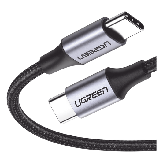 Cable USB-C a USB-C | 1 Metro (3.28 Pies) | Transferencia de Datos de 480 Mbps | Carga Rápida de Hasta 60W | QC 4.0/3.0/2.0 | PD3.0 | FPC | AFC |
