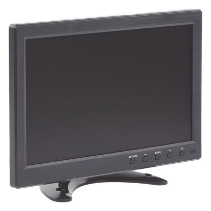 Monitor 10.1" TFT-LCD ideal para colocar en vehículos o DVR/NVR. Entradas de video HDMI, VGA y RCA (CVBS)