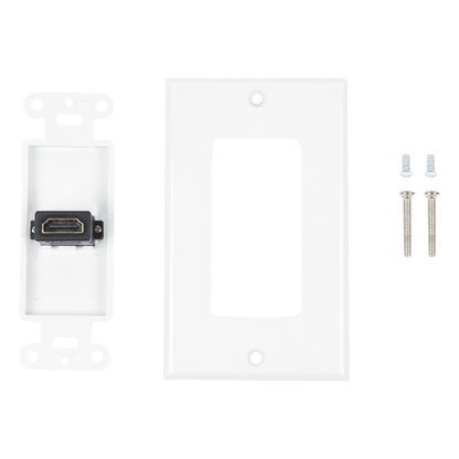 Placa de Pared 1 Puerto HDMI Hembra a Hembra