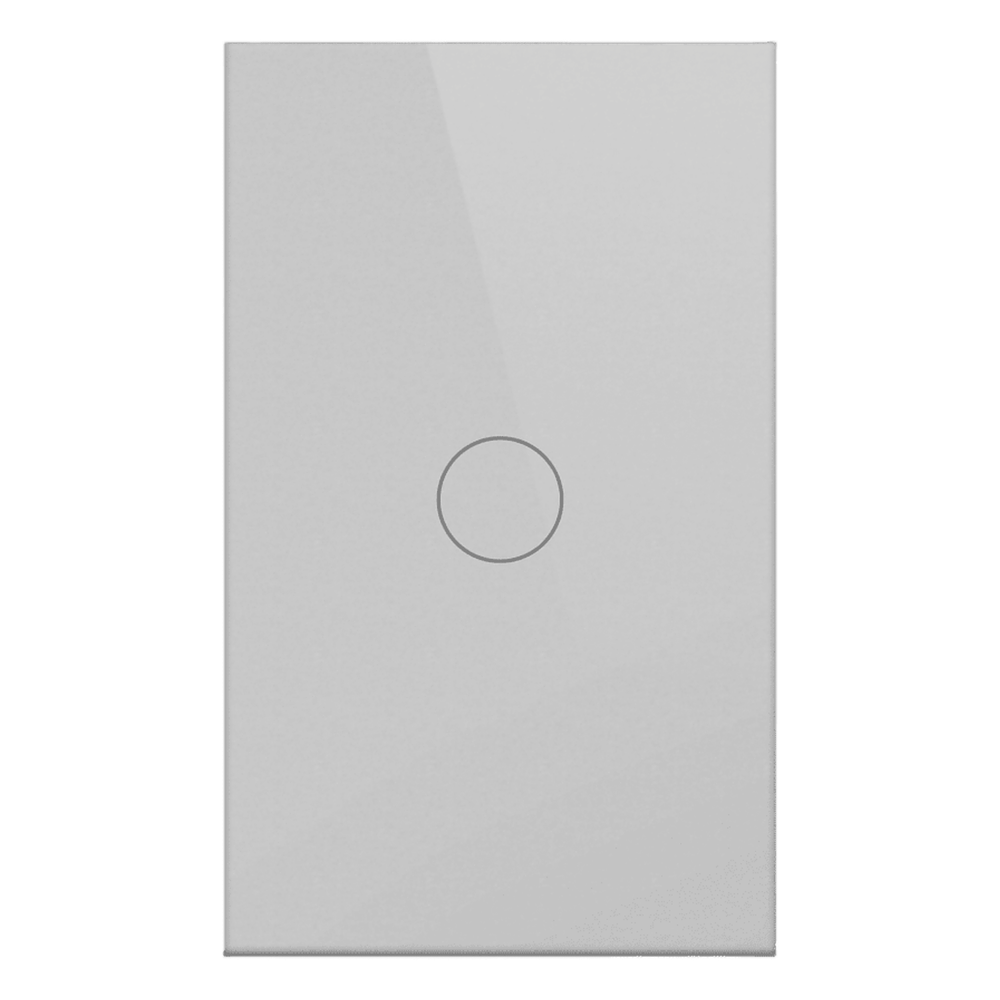 Apagador Inteligente ZigBee / 1 Gang / 800 W / 100-250 V / Vidrio Templado / Cable Neutro Opcional / Control por App y Voz vía Hub