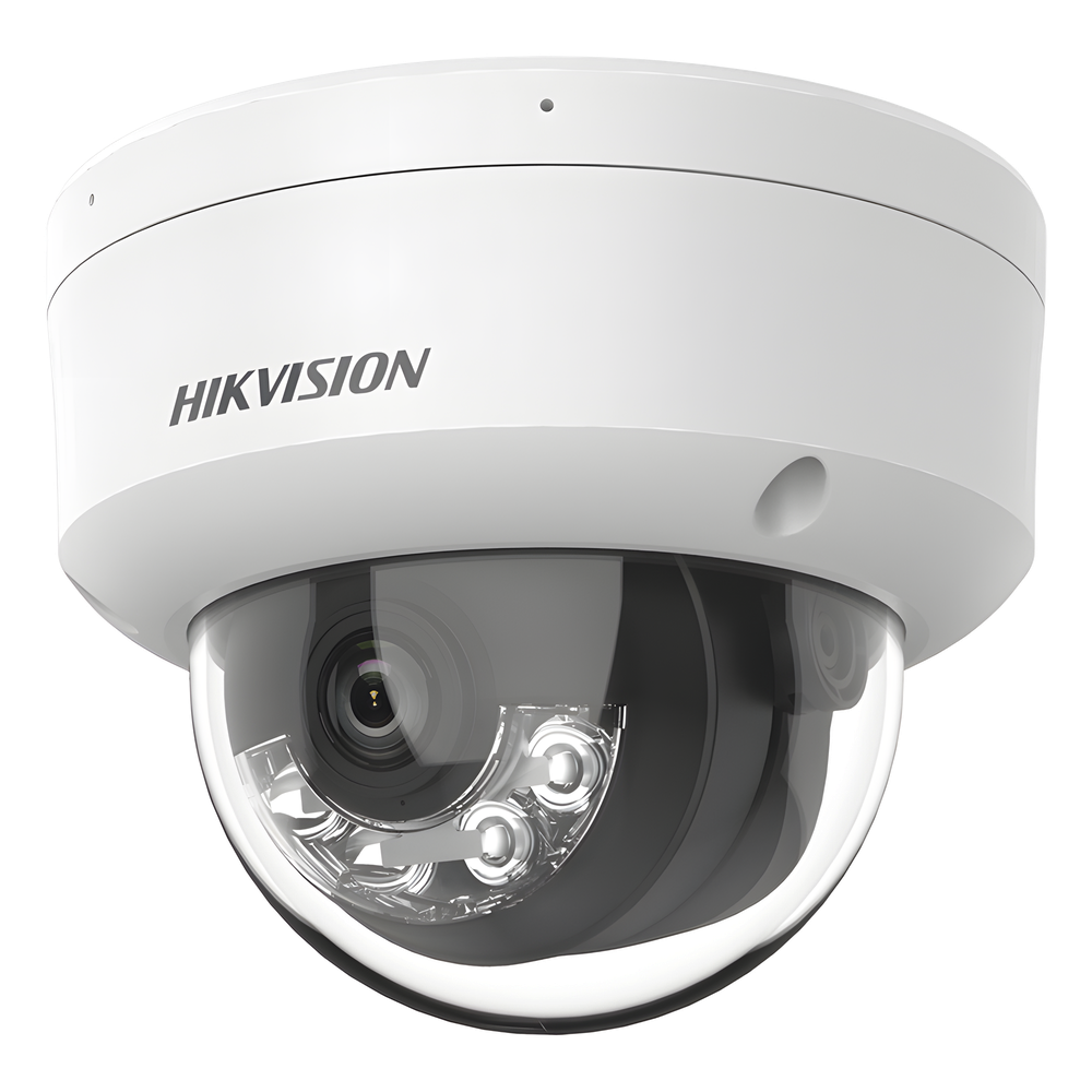 [Dual Light] Domo IP 8 Megapixel (4K) / Lente 2.8 mm / 30 mts IR + 30 mts Luz Blanca / Micrófono Integrado / Antivandálico IK08 / ACUSENSE Lite