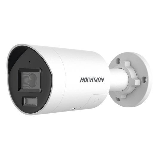 [Dual Light + ColorVu 3.0 + HikAI] Bala IP 8 Megapixel / Lente 2.8 mm / 40 mts IR + Luz Blanca / 2 Microfonos Integrados / Exterior IP67 / Estrobo