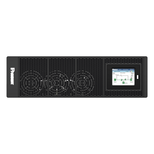 UPS SteadySine™ de 10000 VA/10000 W, Online Doble Conversión, Entrada 208/240 Vca Con Terminal L1+L2+G, Onda Senoidal Pura, 6 UR, Con 2 Tomas NEMA