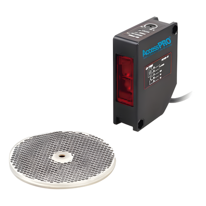 Detector fotoeléctrico de 16 m de alcance / Luz indicadora para alineación
