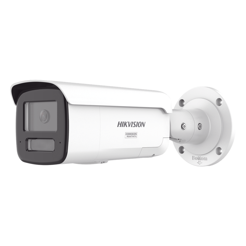 [Dual Light + ColorVu 3.0 + HikAI] Bala IP 4 Megapixel / Lente 4 mm / 60 mts IR + Luz Blanca / Exterior IP67 / WDR 130 dB / ACUSENSE 3.0 / Metal