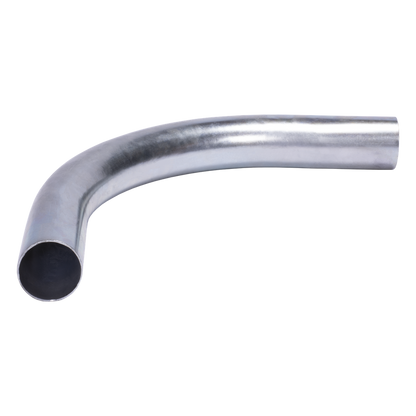 Curva/Codo de 90° de 1" (25mm) pared delgada galvanizado etiqueta verde