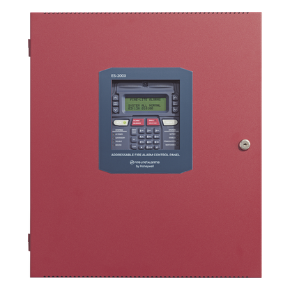 Panel de control de incendio direccionable con comunicador IP y POTS integrado, 318 puntos por lazo SLC, expandible a 954 puntos