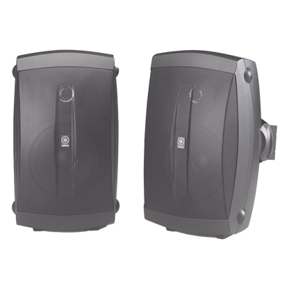 Altavoces de Montaje en Superficie de 2 vias | Woofer 5 in, Tweeter 0.5 in | Semi-Exterior, 6 ohms | Par Color Negro