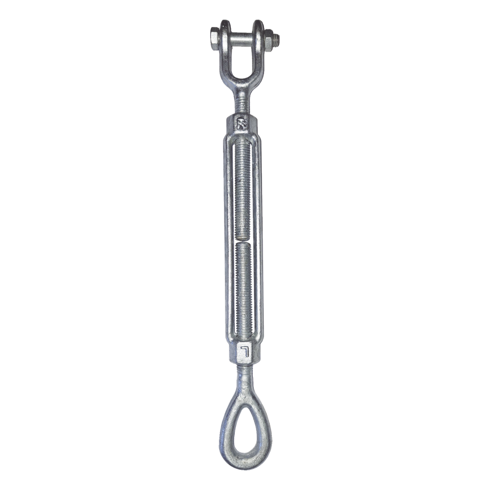 Tensor de 3/8" x 6" Acero Forjado OJO-QUIJADA, Galv. Inmersión en Caliente (Carga Max. 1200 lbs).