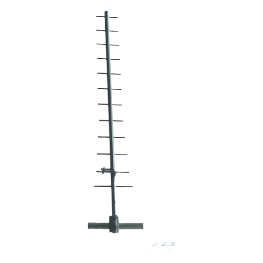 Antena Base UHF, Direccional de 12 elementos, Rango de Frecuencia 440 - 470 MHz, ganancia de 12 dB