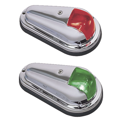 Luz de Navegación Bicolor PERKO / Acero Inoxidable Pulido / 1 Milla Náutica / 12 Vcd 10 W / Contactos Dorados / Embarcaciones Hasta 12 m (39.4 ft)