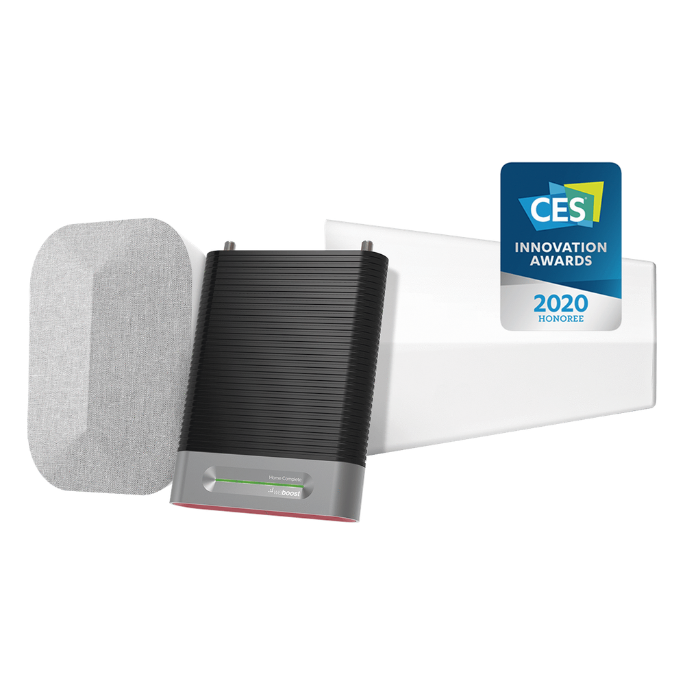 KIT Amplificador de Señal Celular, HOME COMPLETE | Mejora la Señal Celular de todos los Operadores | Cubre áreas en interior de hasta 1200 m² con 4
