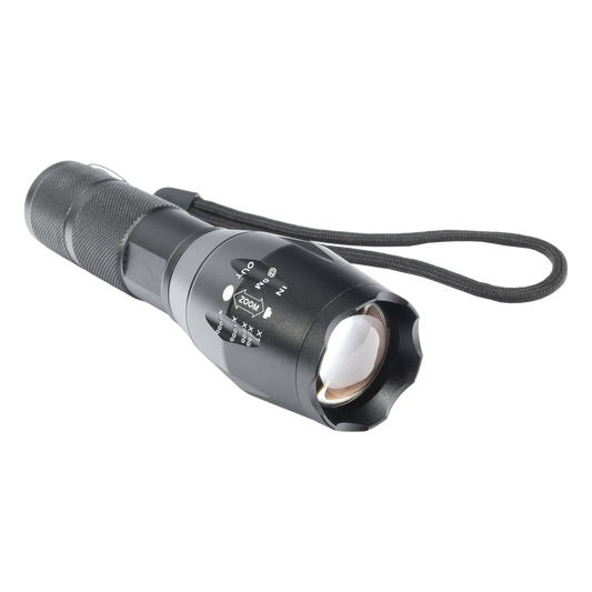 Linterna LED de Aluminio, 800 Lúmenes, IPX4, Resistente al Agua