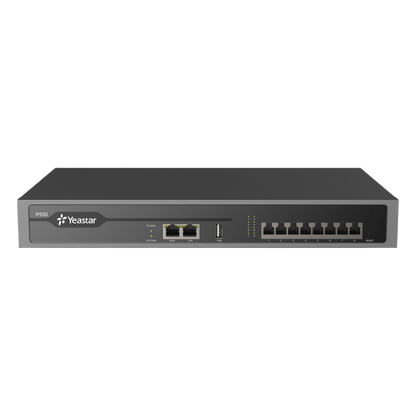 Conmutador IP PBX Enterprise / 50 Extensiones / 25 Llamadas Simultáneas / Hasta 8 Puertos FXO/FXS / Call Center Integrado / Omnicanal WhatsApp