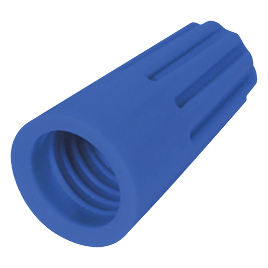 Capuchón roscable / 14 AWG / Azúl / Paquete de 25 piezas.