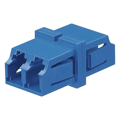 Módulo Acoplador LC Duplex, Para Fibra Monomodo, Color Azul