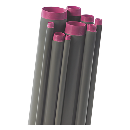 Tubo Conduit rígido de aluminio de 2” (50.8 mm) con recubrimiento de PVC de 3.05 m con cople.