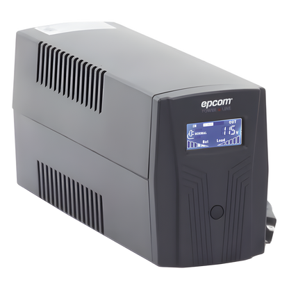 UPS de 600VA/360W / Protección contra Descarga, Sobretensión y Picos Transitorios / Entrada y Salida 120 Vca / Clavija NEMA 5-15P / 4 Tomas NEMA 5-15R