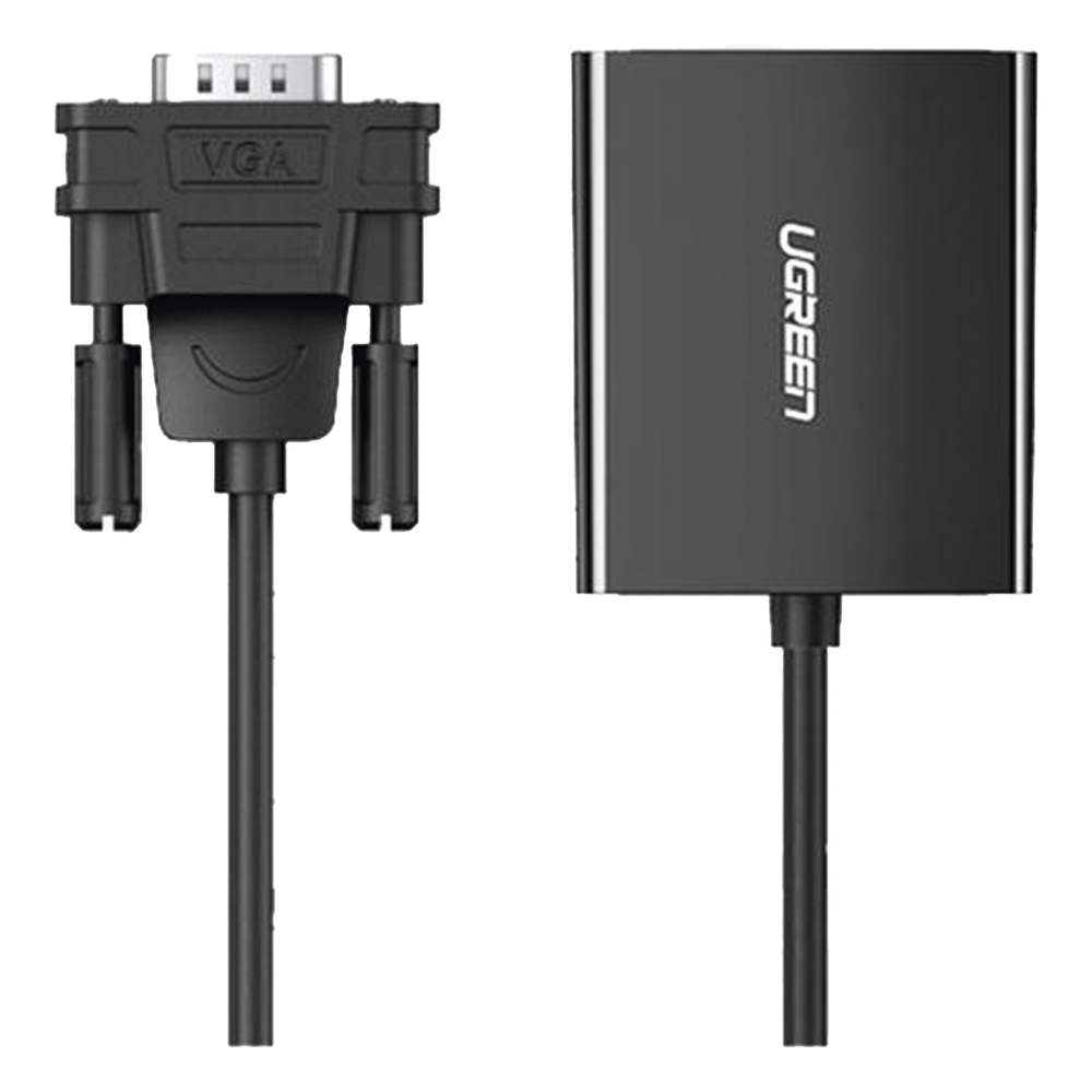 VGA Macho / Salida: HDMI Hembra / Resolución de 1080P@60Hz / Puerto Estéreo de 3.5 mm / Plug and Play, Sin Controlador / Longitud del Cable 15 cm
