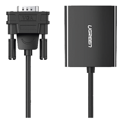 VGA Macho / Salida: HDMI Hembra / Resolución de 1080P@60Hz / Puerto Estéreo de 3.5 mm / Plug and Play, Sin Controlador / Longitud del Cable 15 cm