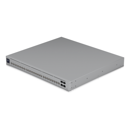 UniFi Switch Pro HD Capa 3, 24 puertos Etherlighting POE++ / (22) puertos 2.5 GbE, (2) puertos 10GbE, todos POE++, (4) puertos 10G SFP+, 600W