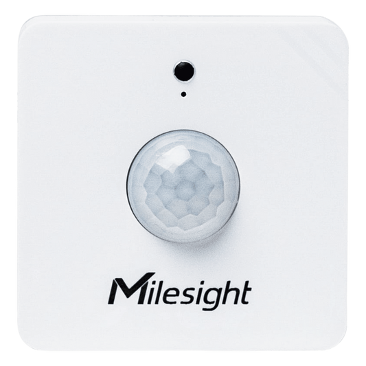 Sensor de Ocupación PIR y Luz LoRaWAN / Automatización de Iluminación para Edificios Inteligentes (BMS) / Detección 120° x 100° / 8 Metros / 1-60000