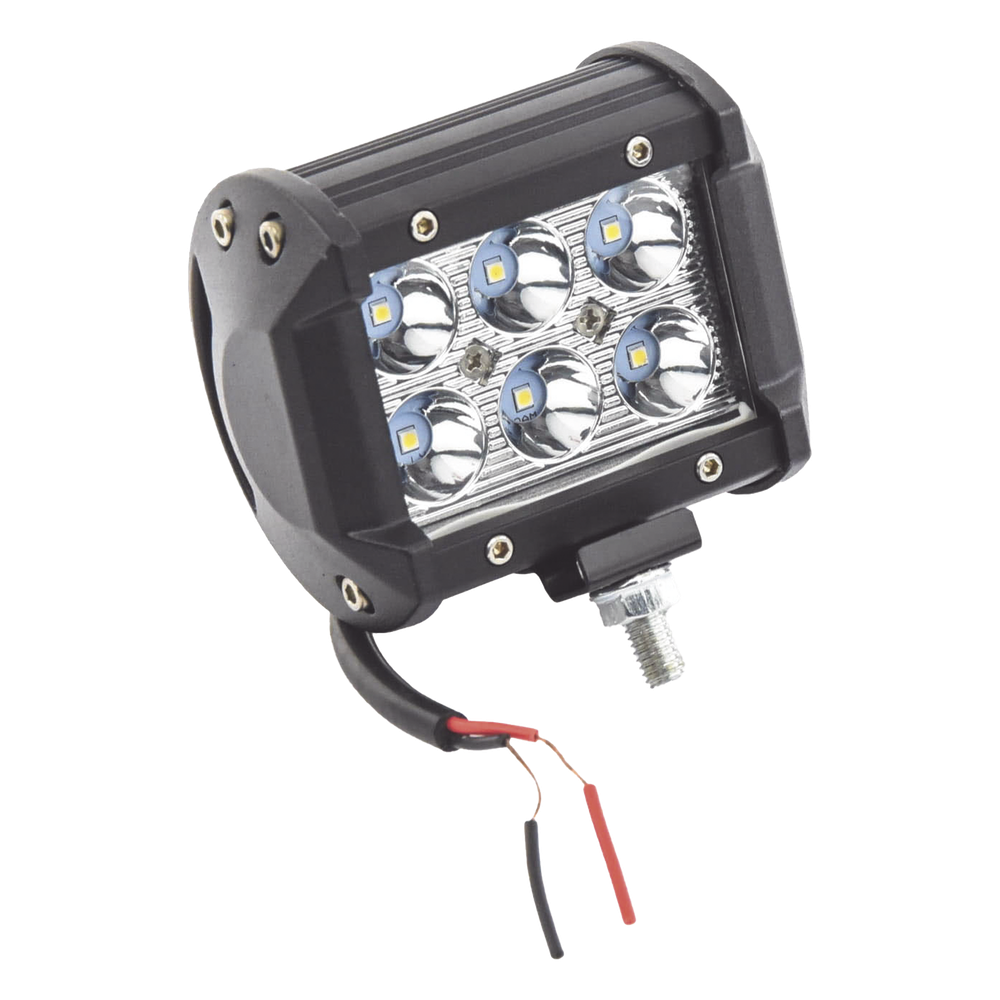 Luz de Trabajo de 6 LED, 1500 Lúmenes, 9 Watts, 10-30 Vcc, IP67, 4 pulgadas