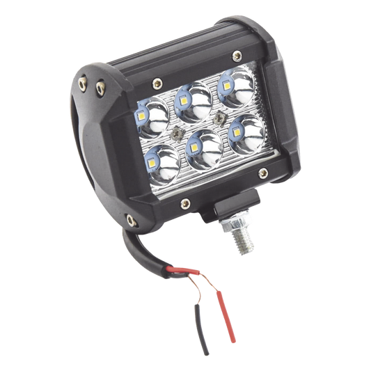 Luz de Trabajo de 6 LED, 1500 Lúmenes, 9 Watts, 10-30 Vcc, IP67, 4 pulgadas