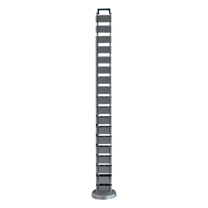 Organizador de Cables Vertical Articulado, Ideal para Llevar los Cables del Piso a Mesa o a la Cubierta del Escritorio de Manera Segura