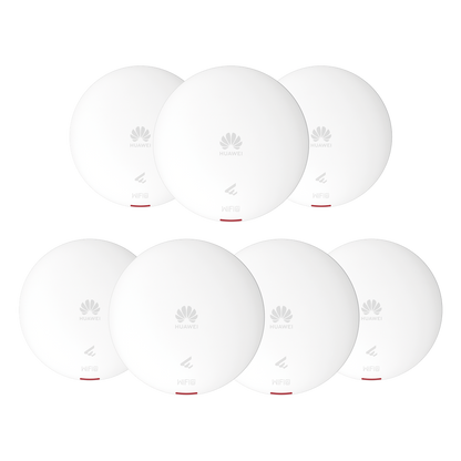 Kit de 7 - Punto de Acceso Wi-Fi 6 / 1.775 Gbps / MU-MIMO 2x2:2 (2.4GHz y 5GHz) / Smart Antenna 20% más cobertura / Instalación en techo y pared