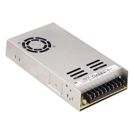 Fuente de Poder Industrial Conmutada 600W de Potencia, 24Vcc, 25A