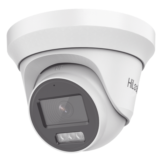 [Audio Bidireccional + Dual Light + ColorVu] Turret TURBOHD 3K / 5 Megapixel / Lente 2.8 mm / 40 mts IR EXIR + 40 mts Luz Blanca / Micrófono y Bocina