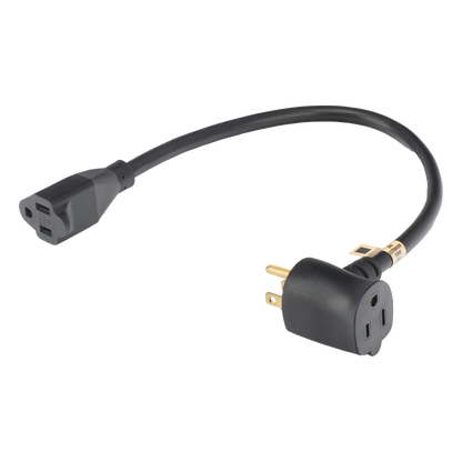 Extensión Eléctrica para Uso Rudo para Uso en "T" / Conexión NEMA 5-15 / 30 cm / 1800 W