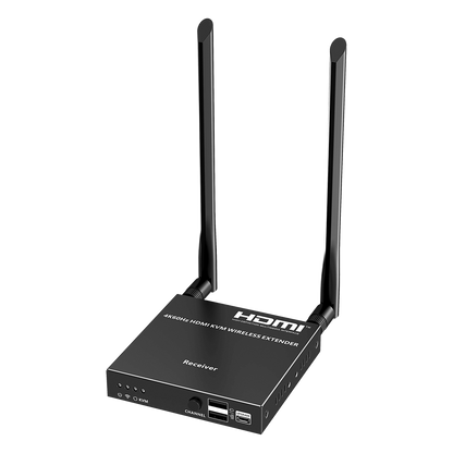 Extensor Inalámbrico | 4K@60Hz | Transmisión hasta 50m | Solo Rx | Transferencia IR | Emparejamiento SSID | Compatible TT699KVMV2.0