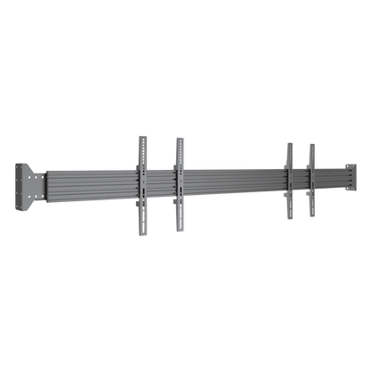 Sistema de Montaje en Pared / Rieles 2000 mm (78.7 in) / Estructura Modular / Soporte Ajustable / Incluye Herramientas y Tornillería Completa