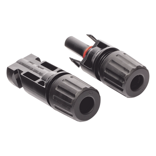 Conector MC-4 para Módulos Fotovoltaicos (conector hembra + conector macho)