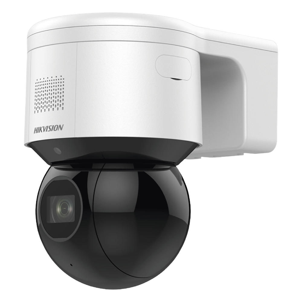 Domo PTZ IP 4 Megapixel / 4X Zoom Óptico / 50 mts IR EXIR / ACUSENSE / Luz Estroboscópica / Sirena Integrada / WDR 120 dB / PoE+ / IP66 / Ultra Baja