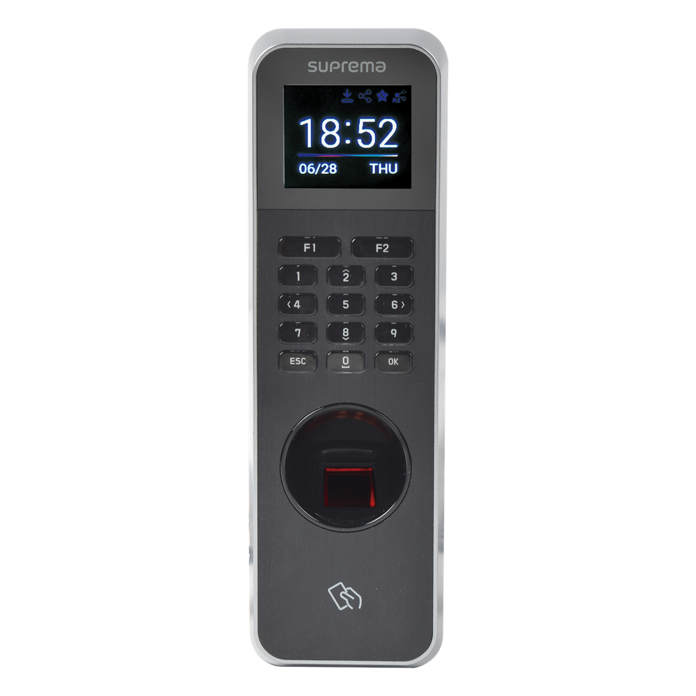 Lector de Huella IP67 Con Teclado y Lector de Tarjetas RFIDNFC y (125kHz EM, HID Prox &13.56Mhz MIFARE, MIFARE Plus, DESFire/EV1, FeliCa, iCLASS